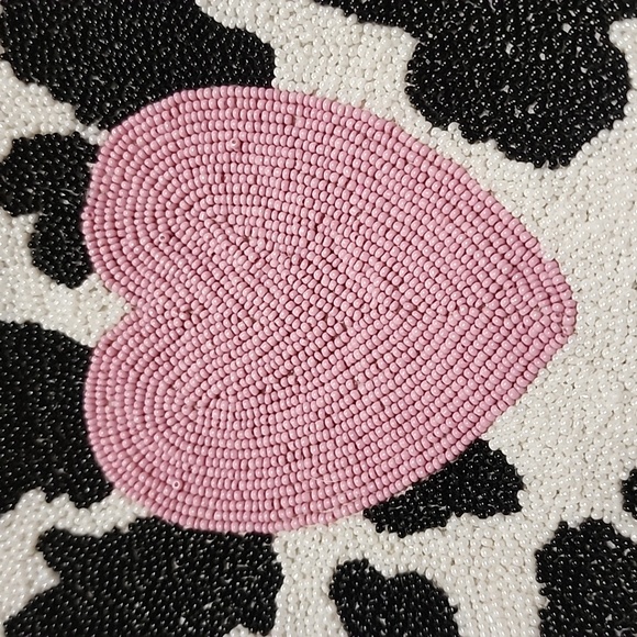 Jane Marie handbag purse cow heart shoulder bag - Picture 3 of 8